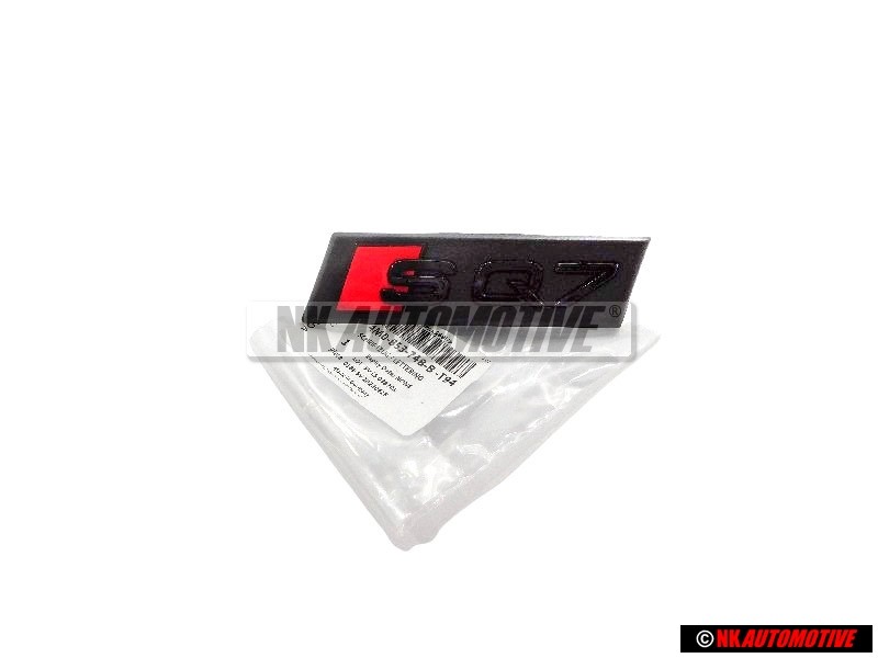 Audi Original SQ7 Avant Embleme Monogramme Logo Noir Rouge - 4M0853748B T94