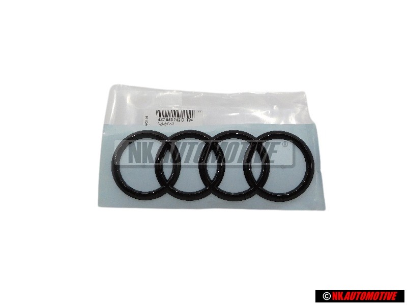 Audi Original Anneaux Arrière Embleme Logo Noir - 4S7853742D T94