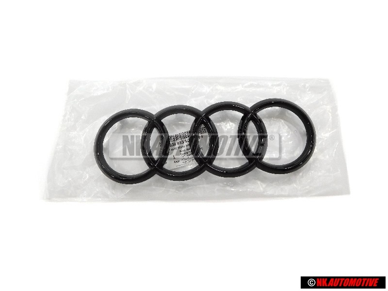 Audi Original Anneaux Avant Embleme Logo Noir - 8J0853605B T94