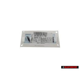 Audi Original V10 Arrière Embleme Monogramme Logo Noir - 4E0853601C T94