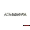 VW Original Plaque Indicatrice - J7457995701