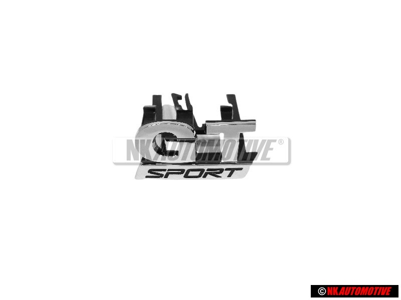 VW Original GT SPORT Avant Embleme Monogramme Logo Chrome - 1K6853679C
