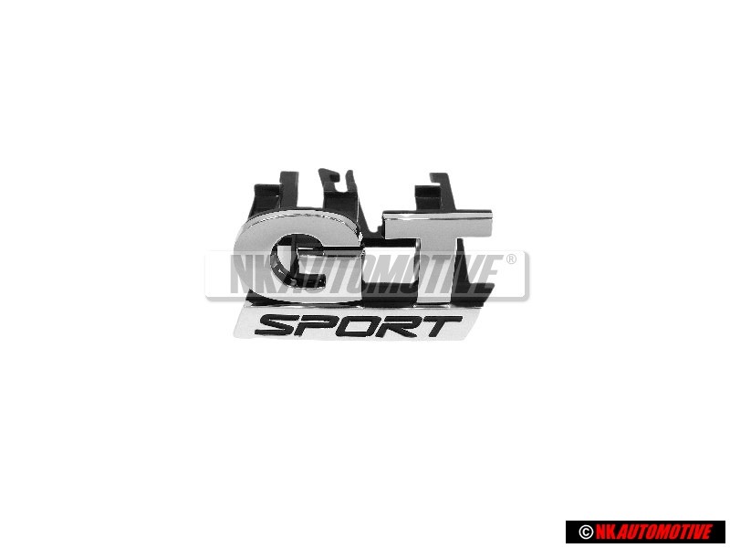 VW Original GT SPORT Avant Embleme Monogramme Logo Chrome - 1K6853679B