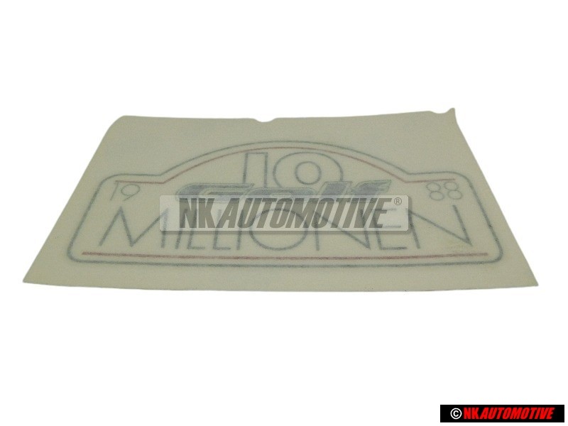 VW Original Inscription Sur Film - 191853750J