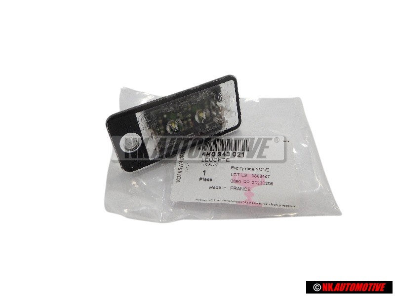 Audi Original Eclairage Pl. Immatric. 