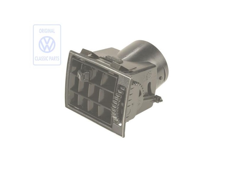 VW Original Aerateur Brun Selle/Chrome - 171819701Q GG1
