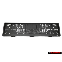 VW Original Support Plaque De Police Autoluminescente - 000071801BC