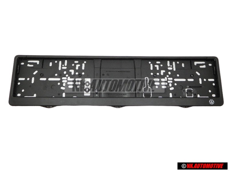VW Original Support Plaque De Police Autoluminescente - 000071801BC