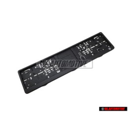 VW Original Support Plaque De Police Autoluminescente - 000071801BC