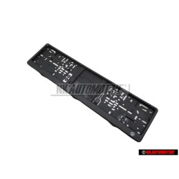 VW Original Support Plaque De Police Autoluminescente - 000071801BC