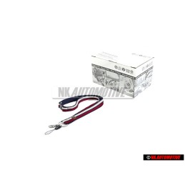 VW Original Ruban Porte-Cles Bleu Fonce - 000087610T 530