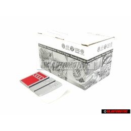 Audi Original S6 Arrière Embleme Monogramme Logo Chrome Rouge - 4A9853735B 2ZZ