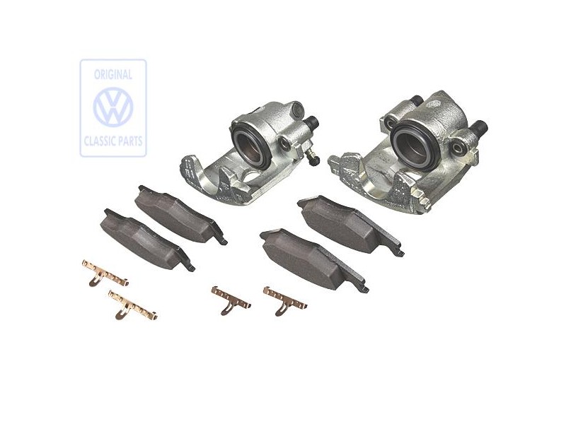 VW Original 1 Serie Boitiers D'Etriers Avec Garnitures De Frein - 1H0698461 X