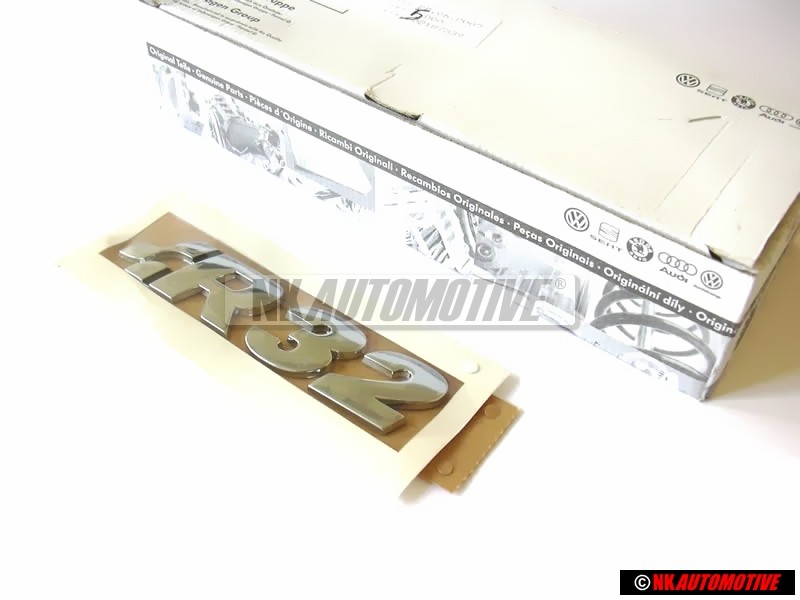 VW Original R32 Arrière Embleme Monogramme Logo Chrome - 1J0853675Q 739