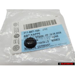 VW Original Capuchon Pour Vis Noir Satine - 311867169 01C