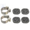 VW Original 1 Jeu Pieces De Fixation Pour Silencieux D'Entree - 171298001E