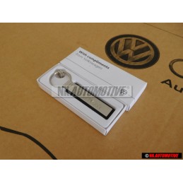 VW Original Porte-Code Argent/Noir - 000087010AAYPN
