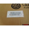 VW Original W8 Arrière Embleme Monogramme Logo Chrome - 3B0853675R 739