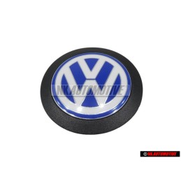 VW Original Couverture Du Moteur Embleme Logo Bleu Blanc- 038103940F