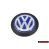 VW Original Couverture Du Moteur Embleme Logo Bleu Blanc- 038103940F