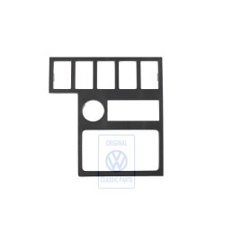 VW Original Logement P. Commutateur Noir Satine - 7D1858100A 01C