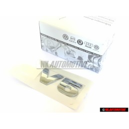VW Original V5 Arrière Embleme Monogramme Logo Chrome - 1J0853675D 739