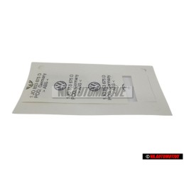 VW Original V5 Arrière Embleme Monogramme Logo Chrome - 1J0853675D 739