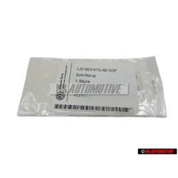 VW Original V5 Arrière Embleme Monogramme Logo Chrome Rouge - 1J0853675ABGQF