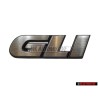 VW Original GLI Avant Embleme Monogramme Logo Argent Brossé - 165853679F