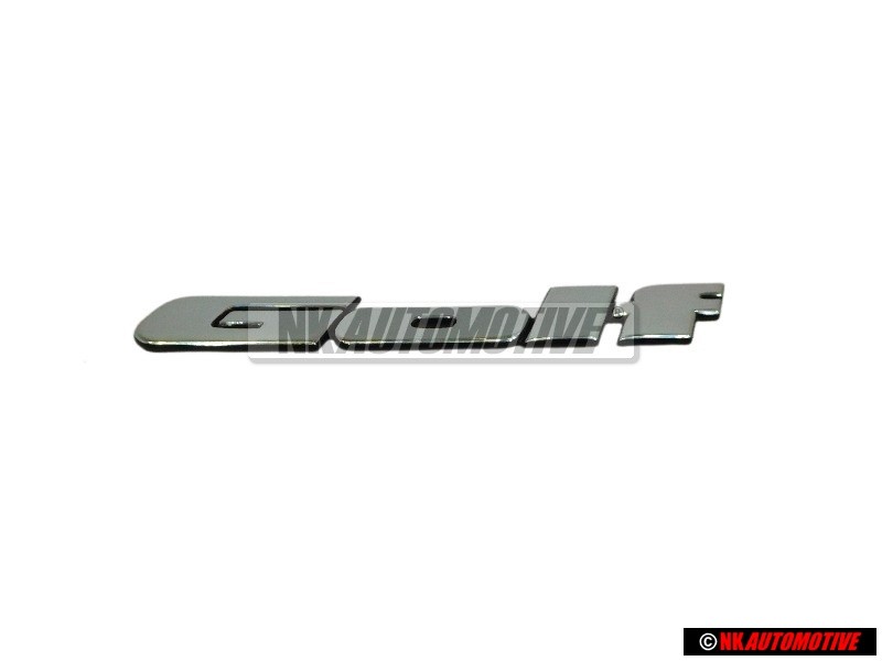 VW Original GOLF Arrière Embleme Monogramme Logo Chrome - 1H6853687AH
