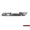 VW Original GOLF Arrière Embleme Monogramme Logo Argent Brossé - 191853687J