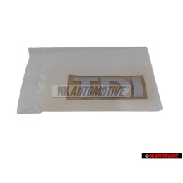 VW Original TDI Arrière Embleme Monogramme Logo Chrome - 3B0853675AN739