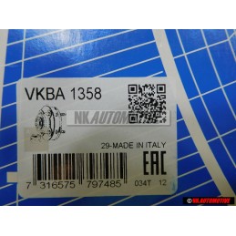 SKF Essieu Avant Kit de Roulements de Roue - VKBA 1358