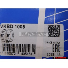 SKF Essieu Arrièrede Disque de Frein 226x10 5/100 Avec Roulement - VKBD 1005