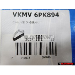 SKF Courroie Trapézoïdale À Nervures - VKMV 6PK894