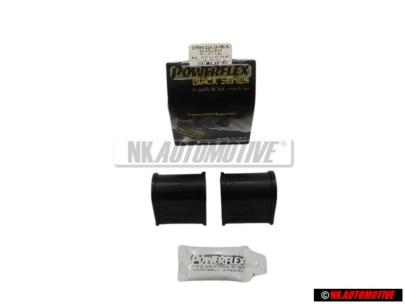 2x POWERFLEX BLACK SERIES Rear Anti-Roll Bar Outer Bush - PFR85-226-20.5BLK