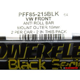 2x POWERFLEX BLACK SERIES Front Anti-Roll Bar Outer Bush - PFF85-215BLK
