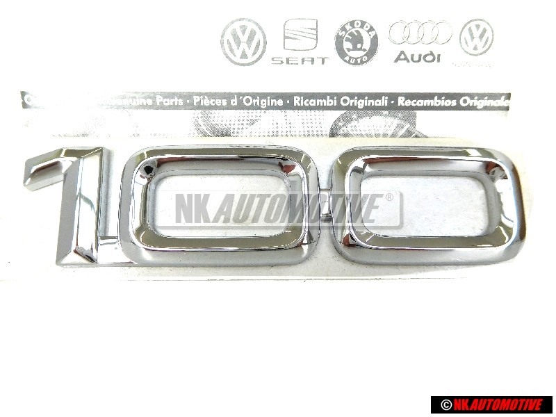 Audi Original 100 Arrière Embleme Monogramme Logo Chrome - 4A9853741 2ZZ