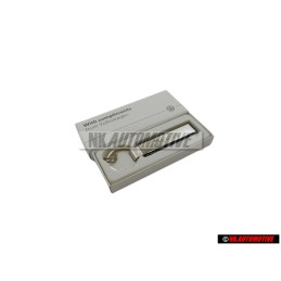 VW Original Porte-Code Argent/Noir - 000087010P YPN