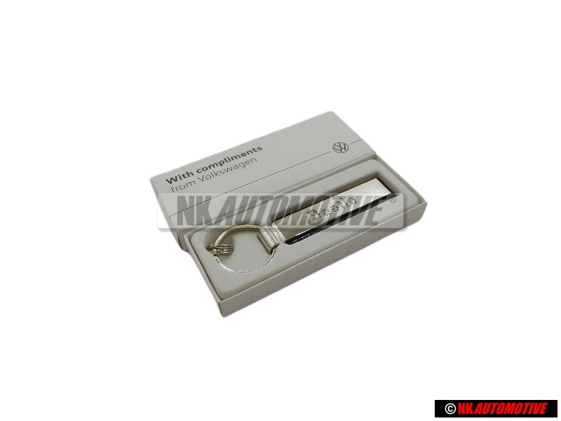 VW Original Porte-Code Argent/Noir - 000087010P YPN