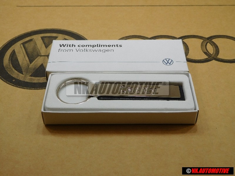 VW Original Porte-Code Argent/Noir - 000087010M YPN