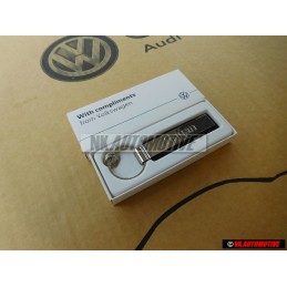 VW Original Porte-Code Argent/Noir - 000087010S YPN