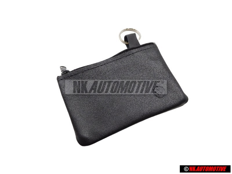 VW Original Porte-clés en cuir avec logo Noir - 000087402D