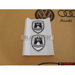 VW Original Feuille Decorative Noir/Chrome - 5C0064317ASXRW