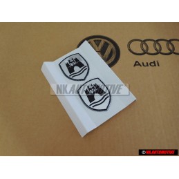 VW Original Feuille Decorative Noir/Chrome - 5C0064317ASXRW