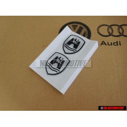VW Original Feuille Decorative Noir/Chrome - 5C0064317ASXRW