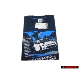 VW Original T-Shirt (Homme) Bleu Fonce/Blanc - 6RV084200E BRL