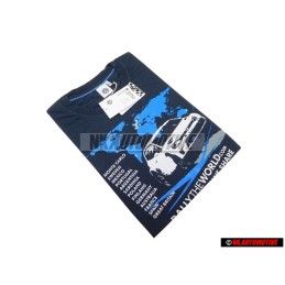 VW Original T-Shirt (Homme) Bleu Fonce/Blanc - 6RV084200E BRL