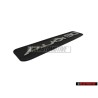 Audi Original AUDI 90 Bord Embleme Monogramme Logo Noir Chrome - 893853682B