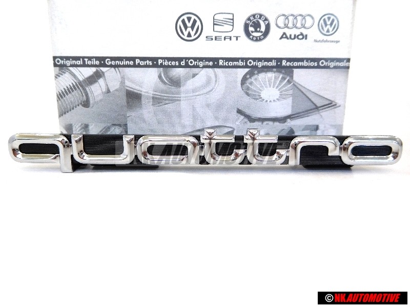 Audi Original QUATTRO Avant Embleme Monogramme Logo Chrome - 8A0853736A 2ZZ